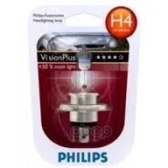 ����� ���������� H4 12V 60/55W Philips VisionPlus (+60%) Philips ���. 12342VPB1 12342VPB1 ����