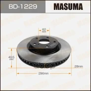 ���� ��������� Toyota Camry (V40, V50) 06-, RAV 4 III 05-12 �������� ������������� 296 x 28 Masuma 52363 Masuma ���. BD-1229 BD1229 ����
