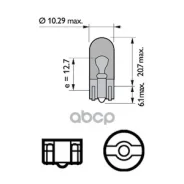 ����� ����������� ���������� WY5W W2.1x9.5d Vision 12V 5W ������ 10 �� (���� �� �����) Philips ���. 12396NACP 12396NACP ����