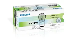 ����� ����������� ���������� PY21W BAU15s Long Life Eco Vision 12V 21W ������ 10 �� (���� �� �����) Philips ���. 12496Llecocp 12496LLECOCP ����