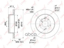 ���� ��������� ������������� (310x18) | ��� | LYNXauto ���. BN1187 BN1187 LYNXauto BN1187 ����