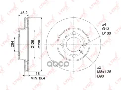 ���� ��������� ������������� (236x18) | ����� | LYNXauto ���. BN1087 BN1087 LYNXauto BN1087 ����