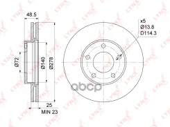 ���� ��������� ������������� (278x25) | ����� | LYNXauto ���. BN1071 BN1071 LYNXauto BN1071 ����