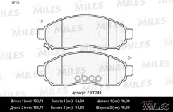 ������� ��������� �������� Miles ���. E100249 E100249 Miles E100249 ����