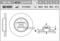 ���� ��������� �������� Sangsin brake ���. SD1051 SD1051 ����