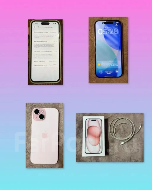 Apple iPhone 15. �/�, 128 ��, �������, 3G, 4G LTE, 5G, Dual-SIM ����