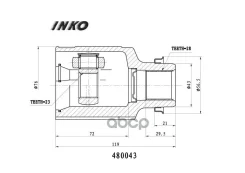 ���� ���������� 28/23 ����� ���� INKO ���. 480043 480043 INKO 480043 ����