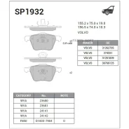 ������� ��������� �������� Volvo XC90 2.5iT/3.2 T6 02 SP1932 ����� � ������ ��� � ��� �������� 2 - 24 ���� � ��� | �������� �� �������������! Sangsin...