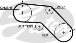 ������ ��� Gates ���. 5504XS 5504XS Gates 76079�3/ 4 5504XS ����