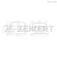 ������� ����. ����. ������. Mitsubishi Colt VI 04- Zekkert BS3026 BS3026 ����