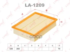 ������ ��������� LYNXauto ���. LA1209 LA1209 ����