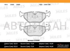 ������� ��������� ������ (����� Semi-Metallic) (BMW 3 E36, E46, SAAB 9-5) (TRW GDB917) E110099 E110099 ����