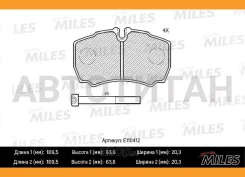 ������� ��������� ������ (����� Semi-Metallic) FORD Transit 06-/Iveco Daily 01- (TRW GDB1901) E110412 Miles E110412 E110412 ����