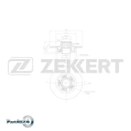 ���� ����. ����. Nissan Primastar (X83) 02- Renault Trafic III 01- Opel Vivaro A 01- (� ���������� Zekkert BS6656 BS6656 ����