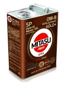 ����� �������� API SP/RC, JASO GLV-1 MITASU ���. MJ-P08h-4 MITASU 0W8 4L GOLD Plus HYBRID SP ����