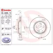 ���� ��������� Honda CR-V 07- 2.0-2.4 �����. Brembo 09A86610 09A86610 ����