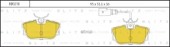 ������� ��������� VW Transporter 90- ����. Blitz ���. BB0230 BB0230 ����