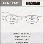 ��������� ������� �������� MB M(W164)/GL(X164) Masuma MSE0043 MSE0043 ����