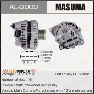 ��������� Masuma, Mitsubishi / 4B10, 4B11, 4B12 (12V/120A) Masuma AL-3000 Masuma AL3000 ����
