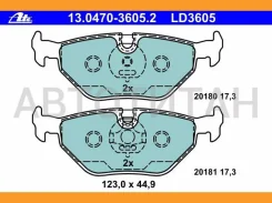 ������� ����. ���. Ceramic 8DB355009051, 8DB355008761, 8DB355007511, 13046036052, T1039, T1178, T1207, 598386, 168980, 0986460964, 0986424667, 0986424...