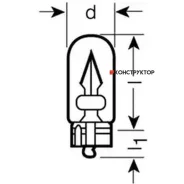 ����� W3W 12V 3W W2.1x9.5d Original LINE �������� ������������ �/� (���) 1 ��. Osram 2821 2821 ����