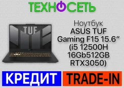 Asus TUF Gaming F15. 15.6", 4,5����, ��� 16 ��, ���� 512���, WiFi: 1, Bluetooth: 1, ����������� �� 5��. ��� ����� �� ������������ ����