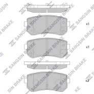 ������� ��������� ������ Hyundai Accent, Kia Rio 1.4i/1.6i 16V/1.5CRDi 05 SP1406 SP1406 ����