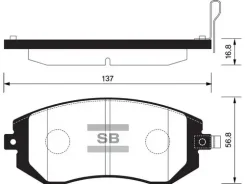 ������� ��������� Subaru Forester 01-/Impreza 01-/Legacy 98- �������� SP1367 SP1367 ����