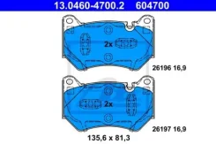 ������� �������� �������� Audi Q5 16 ATE 13.0460-4700.2 13046047002 ����