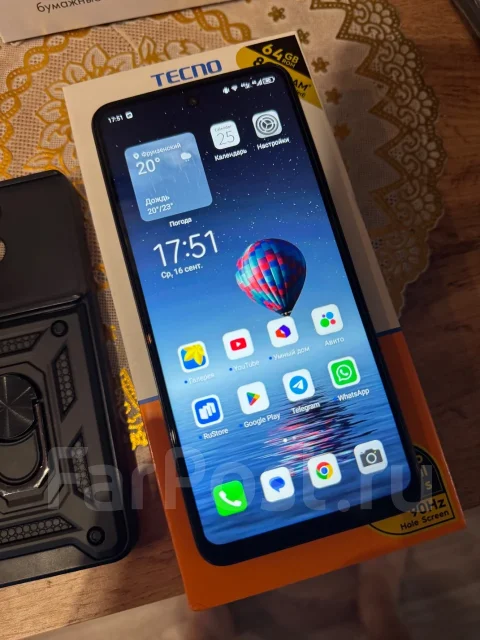 Tecno Spark Go 2024. �/�, 64 ��, ������, 3G, 4G LTE, Dual-SIM ����