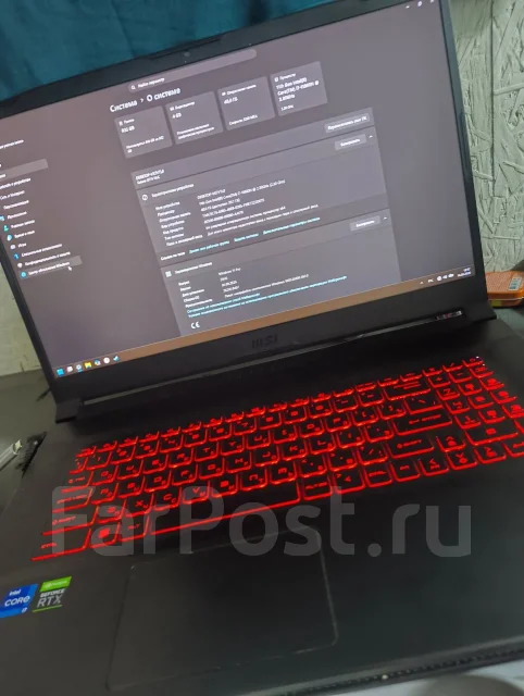 MSI Katana GF76 11UC. 17.3", 2,3����, ��� 40 ��, ���� 1 000���, WiFi: 1, Bluetooth: 1 ����