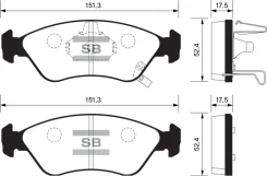 ������� ��������� KIA Clarus 1996- SP1079F 1.8/2.0, �������� SP1079F ����