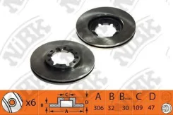 ���� ��������� Nissan Patrol 2.8D-3.0D 97-10 RN1421 NIBK RN1421 RN1421 ����