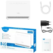 ����� CUDY AC1200 Wi-Fi 4G LTE-Cat6 Gigabit Router, 4 10/100/1000M RJ45 Ports, Nano SIM Slot, Quecte ����