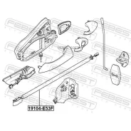 ���� BMW X5 E53 1999-2006 ����� ����� ����� ����. Febest 19104E53F 19104E53F ����