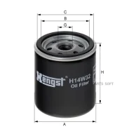 ������ �������� Toyota/Lexus LAND Cruiser 100/GS 4.0/4.7 Hengst Filter H14W32 H14W32 ����