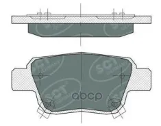 �����. ����. �����. Toyota Avensis 03-08/Corolla Verso 04-09/Previa 00-06/Alphard 03-/08- SCT ���. sp369 SP369 ����