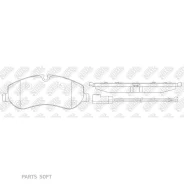 ������� ��������� �������� (� �������� ������) FORD Transit 14-/Custom 12- PN0667W PN0667W ����