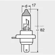 ����� H4 12V 60/55W P43t Ultra LIFE 1 ��. Osram 64193ULT 64193ULT ����