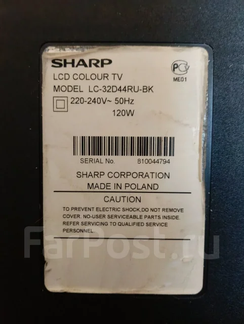 Sharp LC-32D44RU-BK. LCD (��) ����