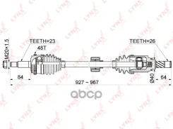 ������ � ����� | ����� ���� | LADA Vesta GFL LADA Vesta 15- / MT Renault JH3 / = FR RH LYNXauto ���. CD1179A CD1179A ����