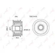 �������� ����� ����� ���������� Nissan ZD30DDTi Y61/R20/R50 99- Lynxauto PA1044 PA1044 ����