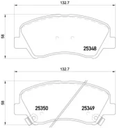 ������� ��������� �������� Brembo P18025 P18025 ����