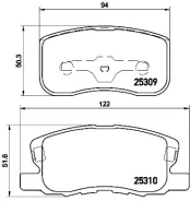 ������� ��������� �������� Brembo P54046 P54046 ����