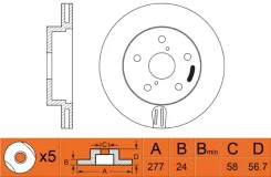 ���� ��������� Subaru Forester 97-/Impreza 94-/Legacy 03- �������� RN1010 NIBK RN1010 RN1010 ����
