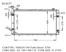 �������� NI-0157-36-AT-K Nissan Safari (GSP) NI015736ATK ����