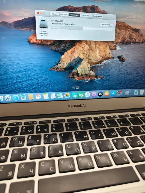 Apple MacBook Air 11 2012 Mid. 11", 1,8����, ��� 4 ��, ���� 64���, WiFi: 1, Bluetooth: 1, ����������� �� 3��. ����