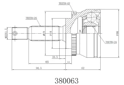 ���� ������� 25/24 ABS 43 | ����� ����/��� | INKO 380063 380063 ����