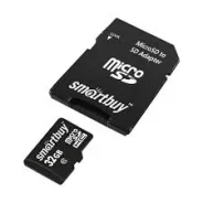 ����� ������ MicroSDHC SmartBuy 32GB + SD ������� class 10 ����