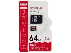 ����� ������ MicroSDXC 64GB Class 10 XO + SD ������� ����